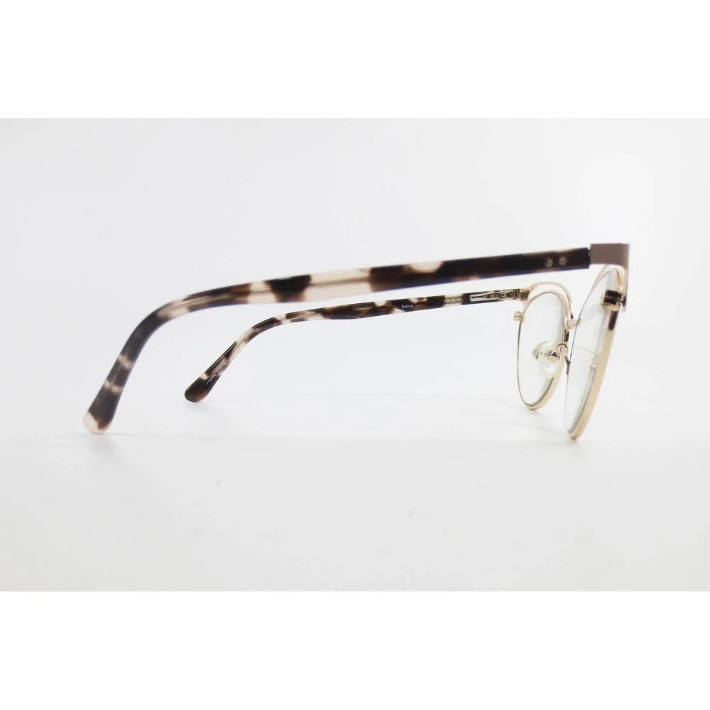 Salsa SA 20202 G/RO Cat Eye Eyeglasses Gold Tortoise Shell Frames 53-18-140